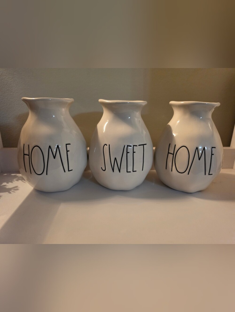 Rae Dunn Home Sweet Home Vase Set